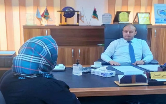 رئيس الهيئة الليبية للإغاثة والمساعدات يستقبل عضو المجلس التسييري لبلدية بنغازي